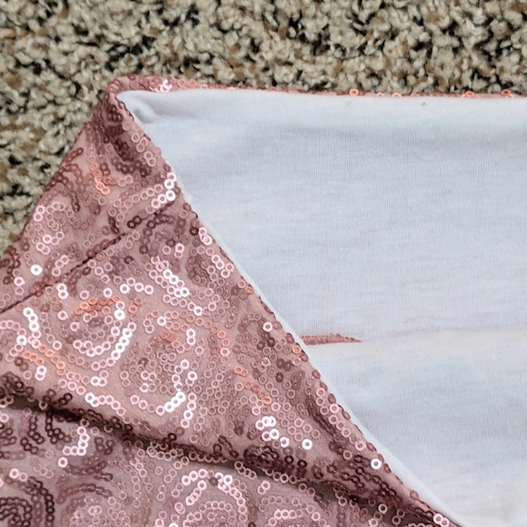 Pink Sequin Hot Shorts NWT Size S - Picture 3 of 6